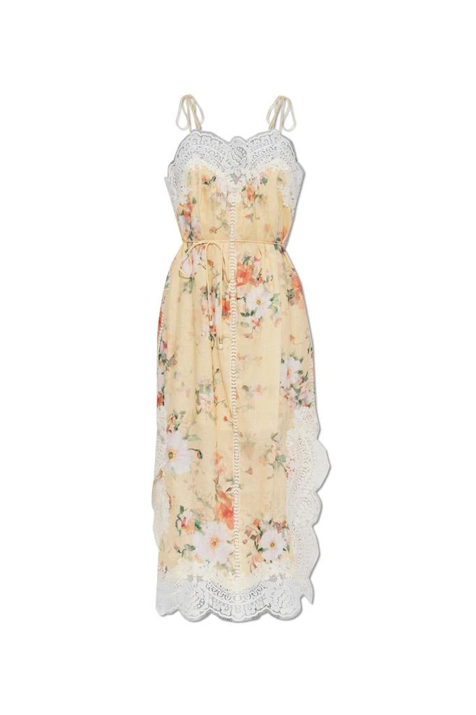 Zimmermann Zimmermann Floral Motif Spaghetti Strap Midi Dress 1