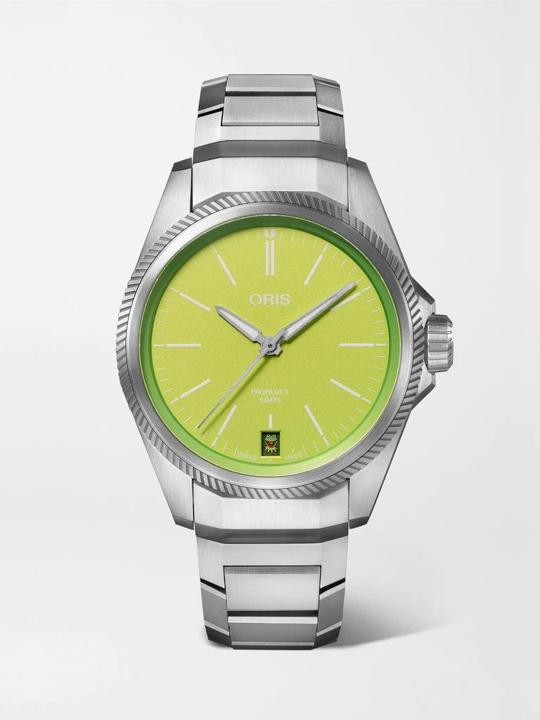 ORIS Propilot X Kermit Edition 39 毫米自动上链钛合金腕表 1