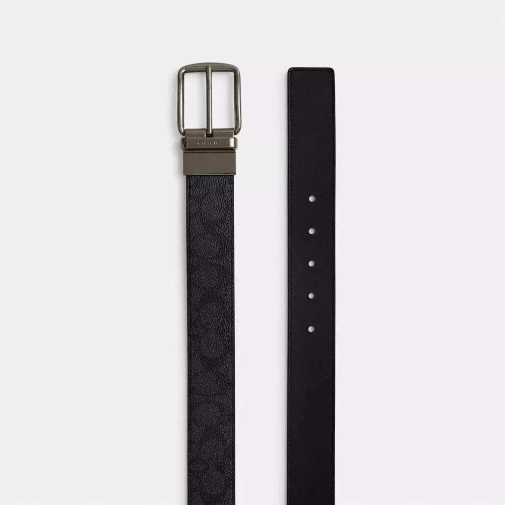 Coach Harness Buckle Cut To Size Reversible Belt, 38 Mm 2