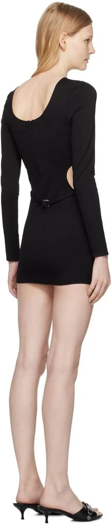 HELIOT EMIL Black Orderly Minidress 3