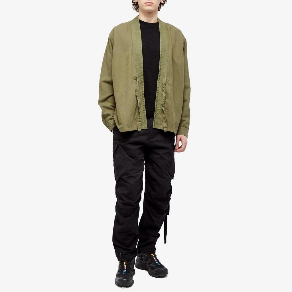 MAHARISHI Maharishi Hemp Embroded Hanten Shirt 4