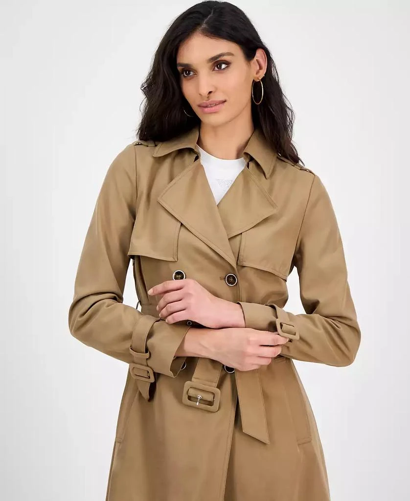 GUESS Women's Maya Unstructured Trench Coat 3