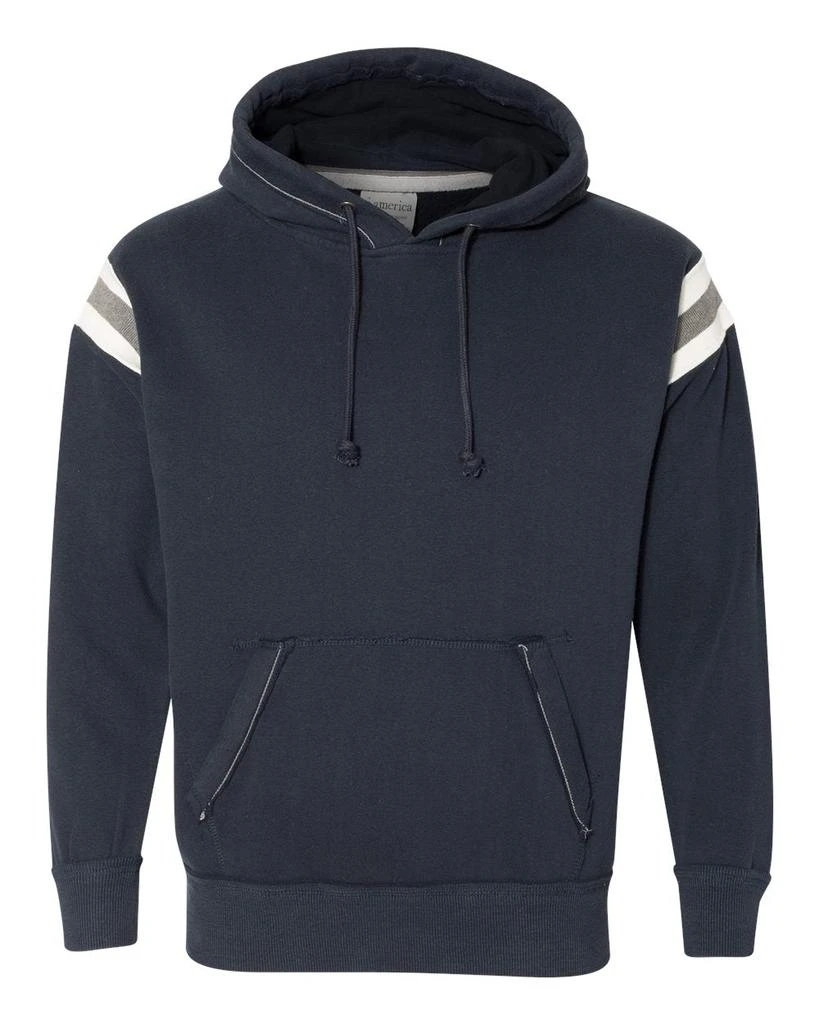 J America Men's Vintage Athletic Hooded Sweatshirt 2