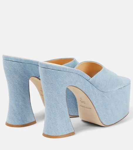 Magda Butrym Denim platform mules 3