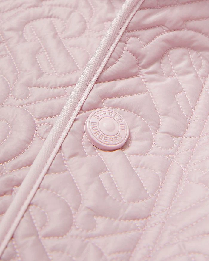 Burberry Girls' Monogram Quilted Panel Jacket - Little Kid, Big Kid 3