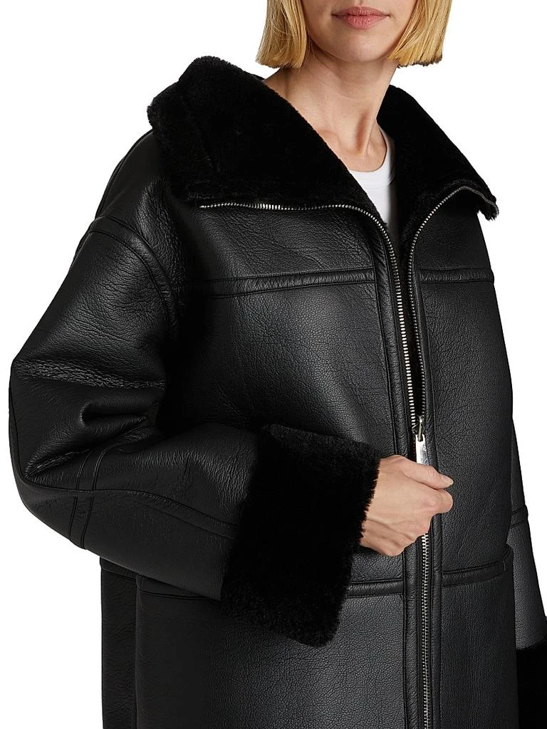 Mercer Collective Ally Faux Leather & Fur Coat 7