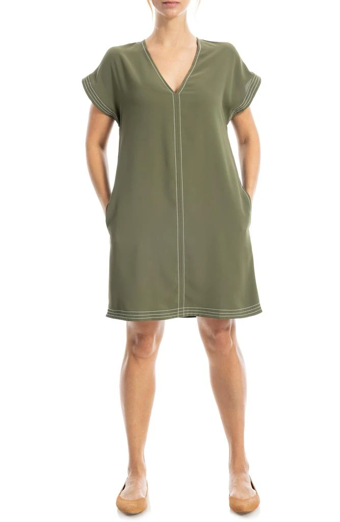 V-Neck Contrast Stitch Dress On Sale Now with Up to 89% Off | Discover Exclusive Deals & Savings at BeyondStyle Authentic Max Studio dress |female|women|clothing|dresses with Limited-Time Discounts, Free Shipping, and V-Neck Contrast Stitch Dress On Sale Now with Up to 89% Off | Discover Exclusive Deals & Savings at BeyondStyle Authentic Max Studio dress |female|women|clothing|dresses with Limited-Time Discounts, Free Shipping, and