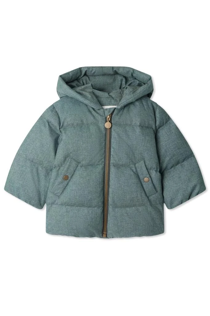 Bonpoint Bonpoint Bozen Zipped Hooded Quilted Coat