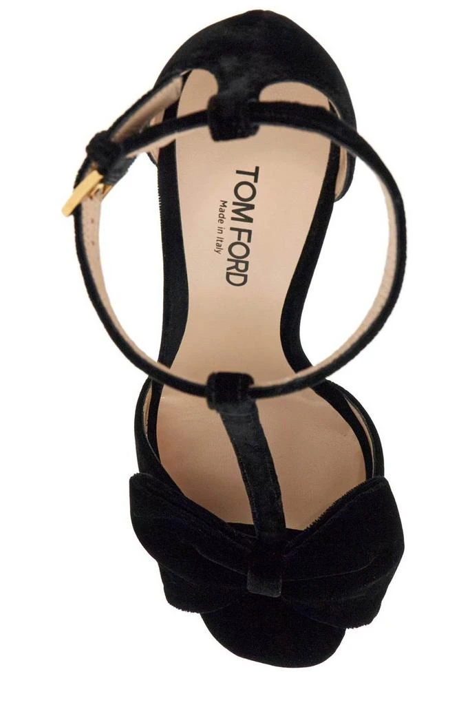 Tom Ford Tom Ford Velvet Heeled Sandals 4