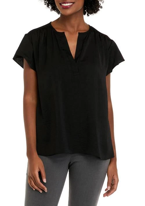 THE LIMITED Limited Womens Short Sleeve Flowy Top 1