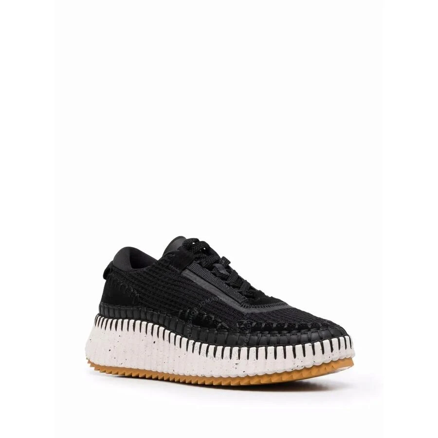 Chloé Nama Mix Material Low-Top Sneakers 2