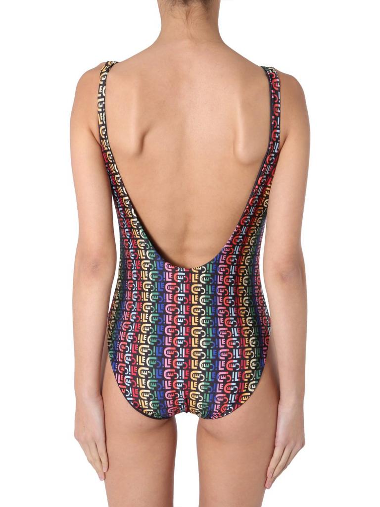Etre Cecile Être Cécile All-Over Logo Print Swimsuit
