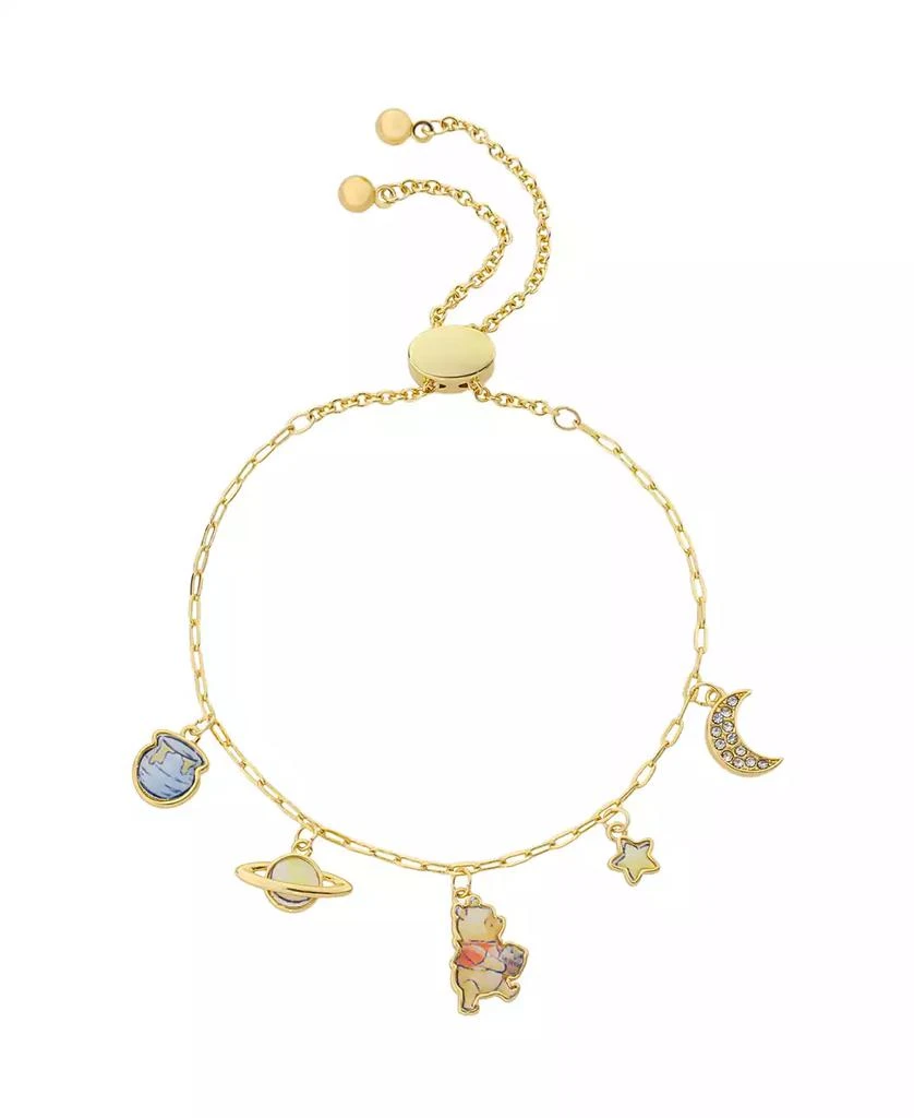 Disney Winnie the Pooh Crystal Charm Bolo Bracelet