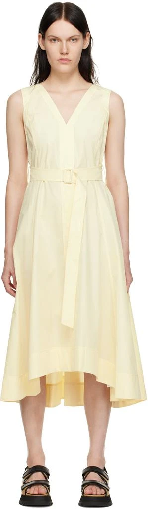 3.1 Phillip Lim Yellow Belted Midi Dress 1