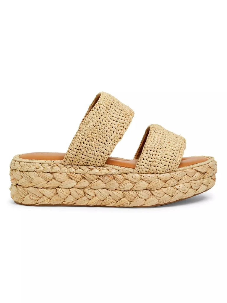 Clergerie Arlene2 55MM Raffia Sandals 1