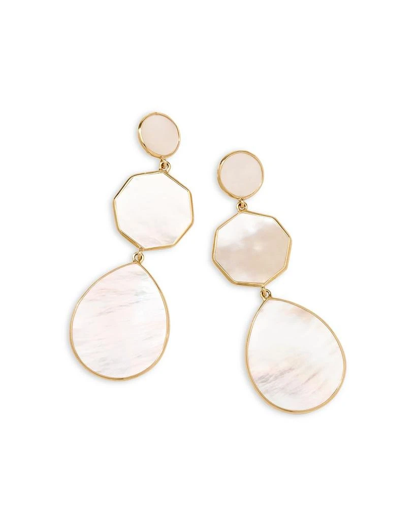 Ippolita 18K Gold Polished Rock Candy Crazy 8's Earrings in Mother-of-Pearl 1