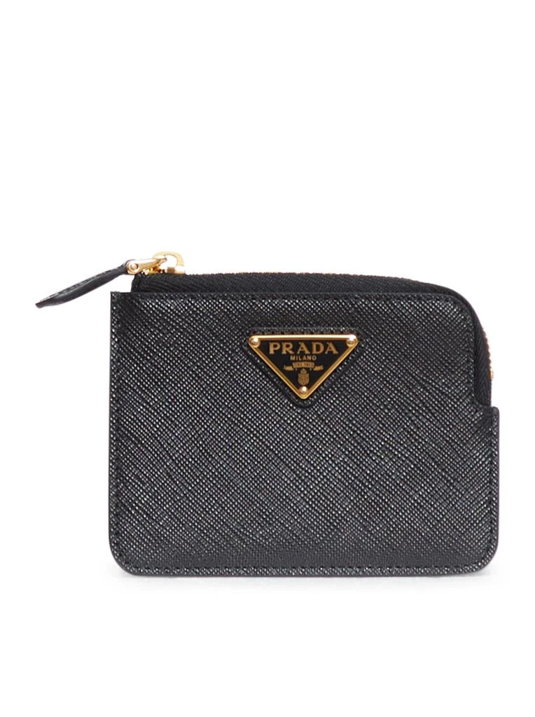 Prada coin purse with logo 1