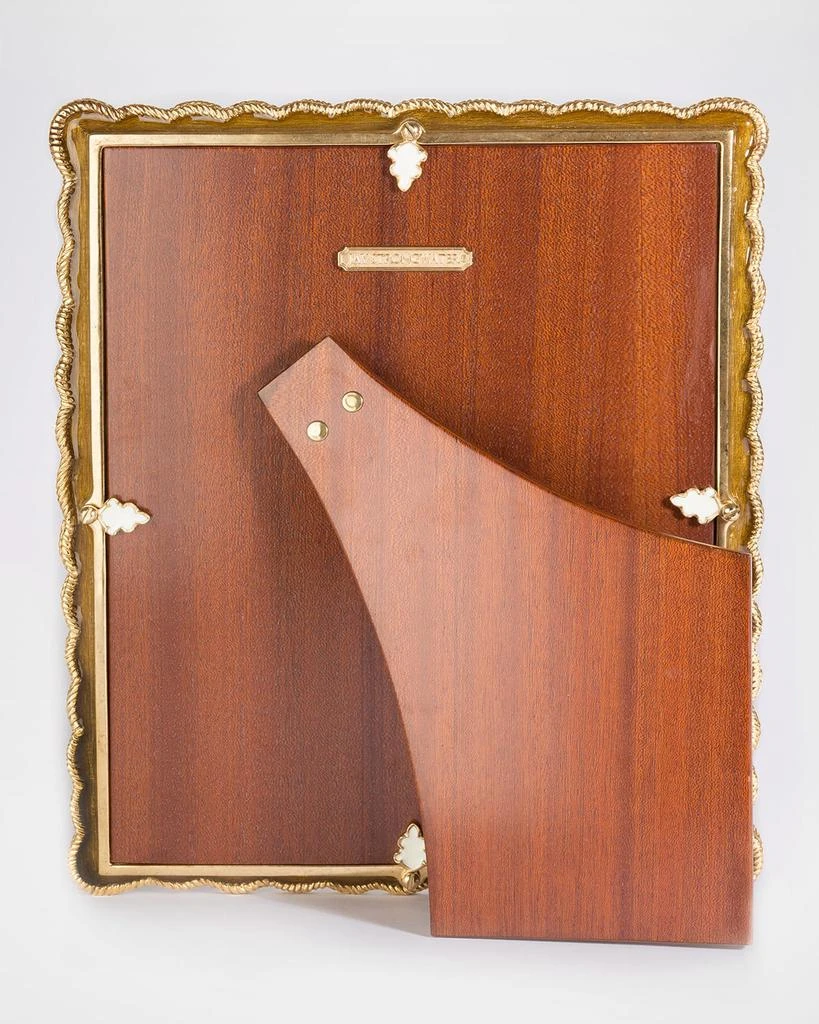 Jay Strongwater Cream Braided Picture Frame, 8" x 10" 3