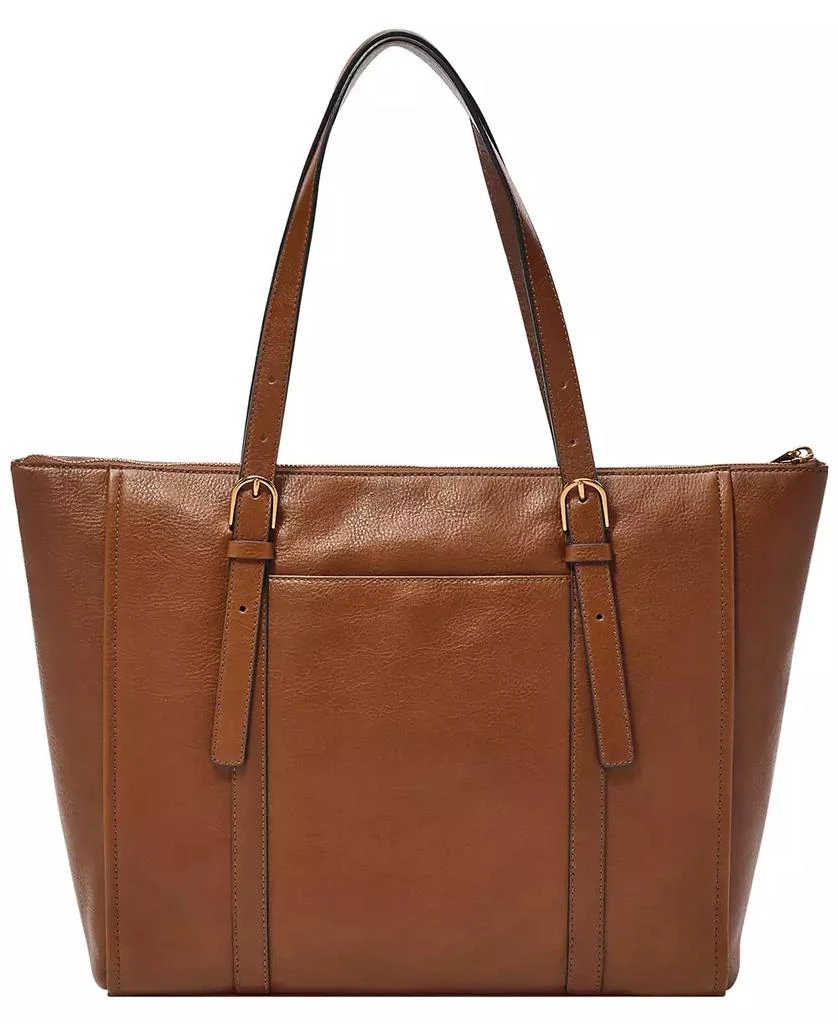 Fossil Carlie Leather Tote Bag 7