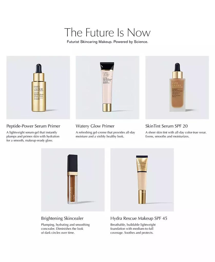 Estée Lauder Futurist Hydra Rescue Moisturizing Foundation SPF 45, 1.2 oz. 15