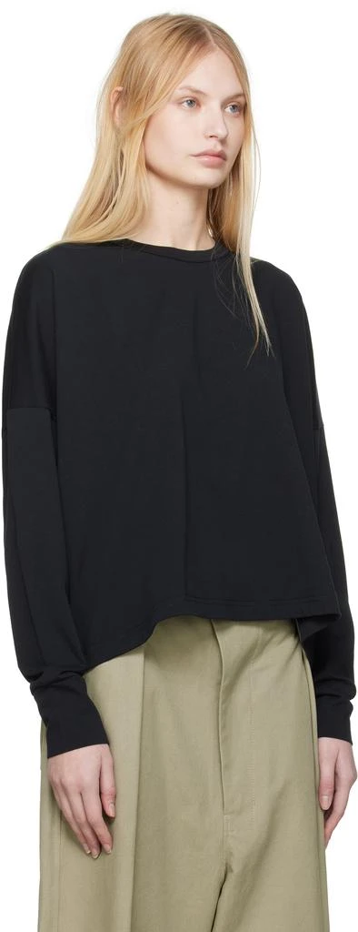 Studio Nicholson Black Loop Long Sleeve T-shirt 2