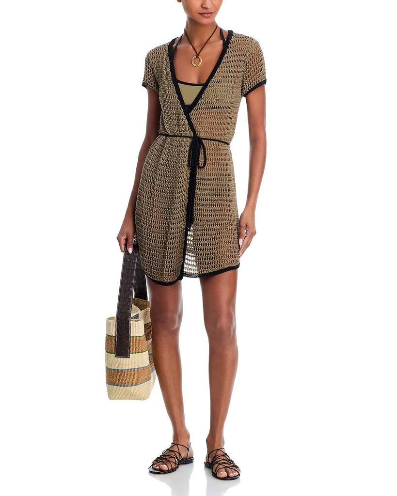 Staud Spritz Dress Thyme Black Staud Spritz Dress Thyme Black