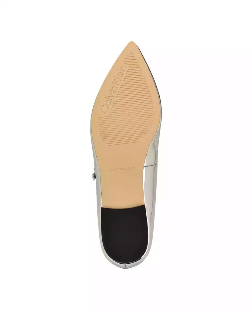 Calvin Klein Women's Kamryn Pointy Toe Mary Jane Dress Flats 5
