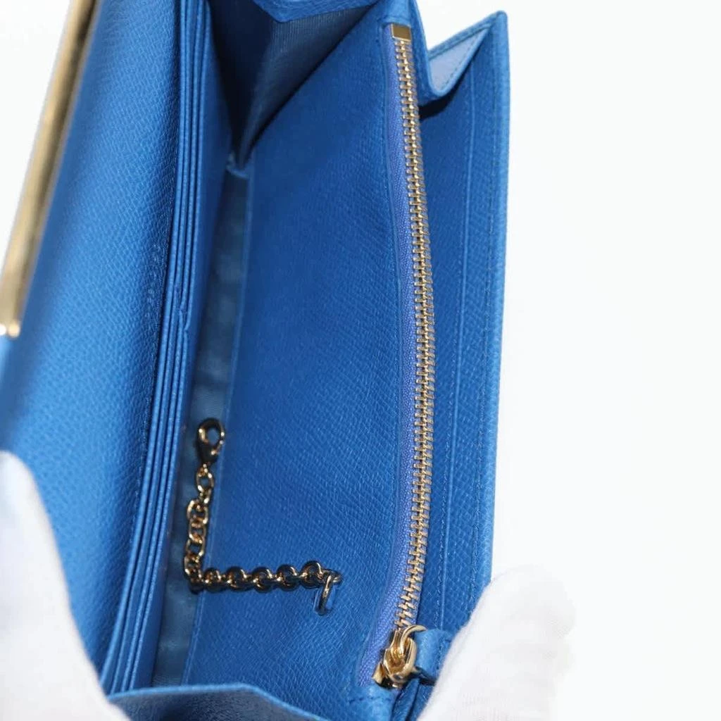 Salvatore Ferragamo Gancini Flap Continental Wallet Leather Leather Wallets Accessory (Pre-Owned) 5