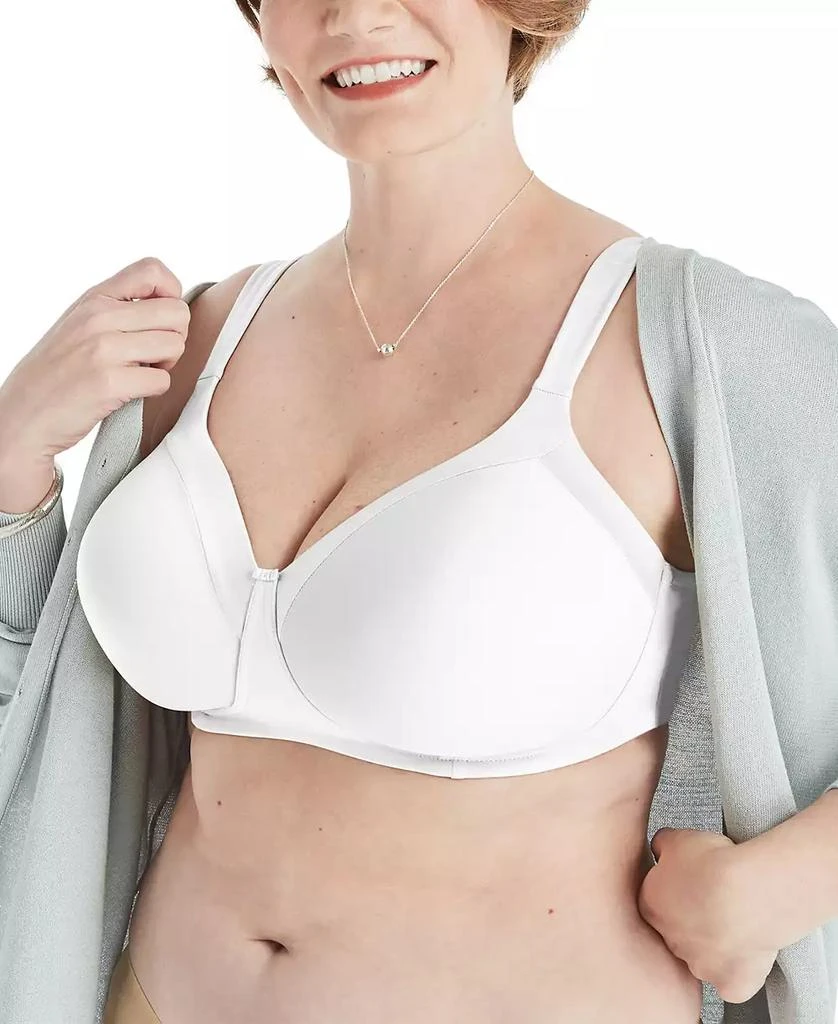 Playtex Women's Secrets Shapes & Supports Balconette Full Figure Wirefree Bra US4824 6