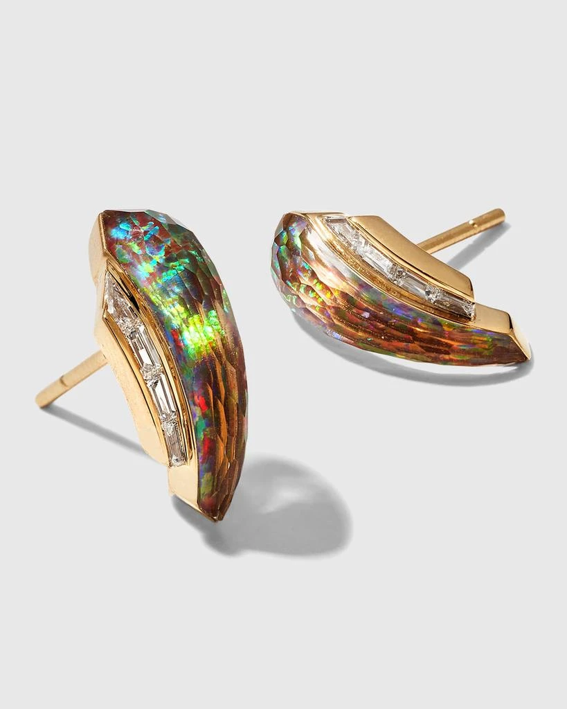 Stephen Webster Slimline Cuff Earrings with Fire Opalescent Quartz 3