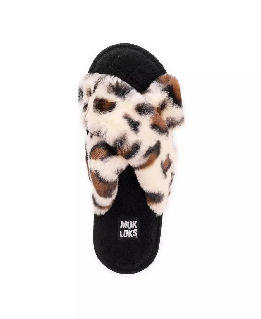 MUK LUKS Women's Perley Criss Cross Slipper 4