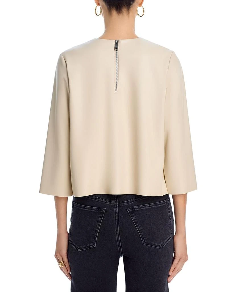Steve Madden Dee Faux Leather Top 3