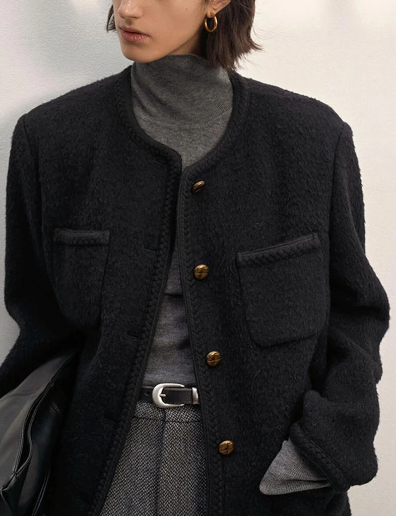 Pixie Market Tweed Button Jacket 7