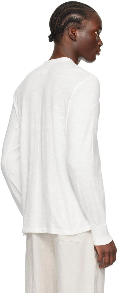 Rag & Bone White Classic Flame Henley 3