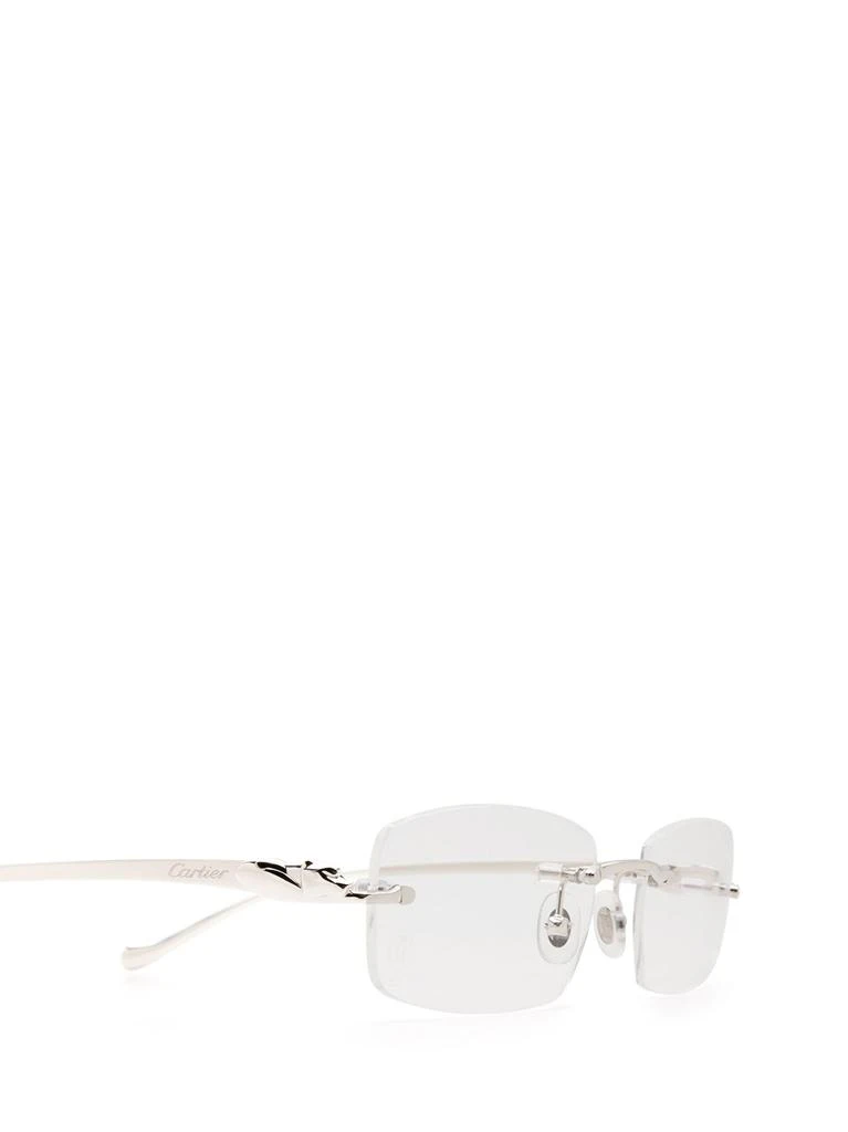 Cartier Cartier Rectangular Rimless Glasses 3