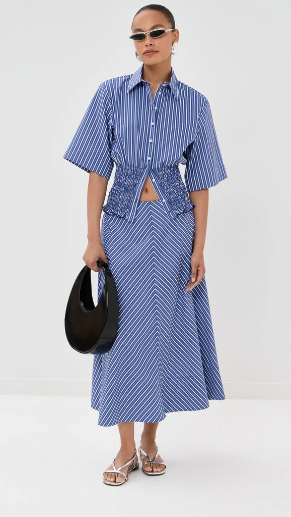 Brandon Maxwell The Knox Low Slung Circle Skirt 4