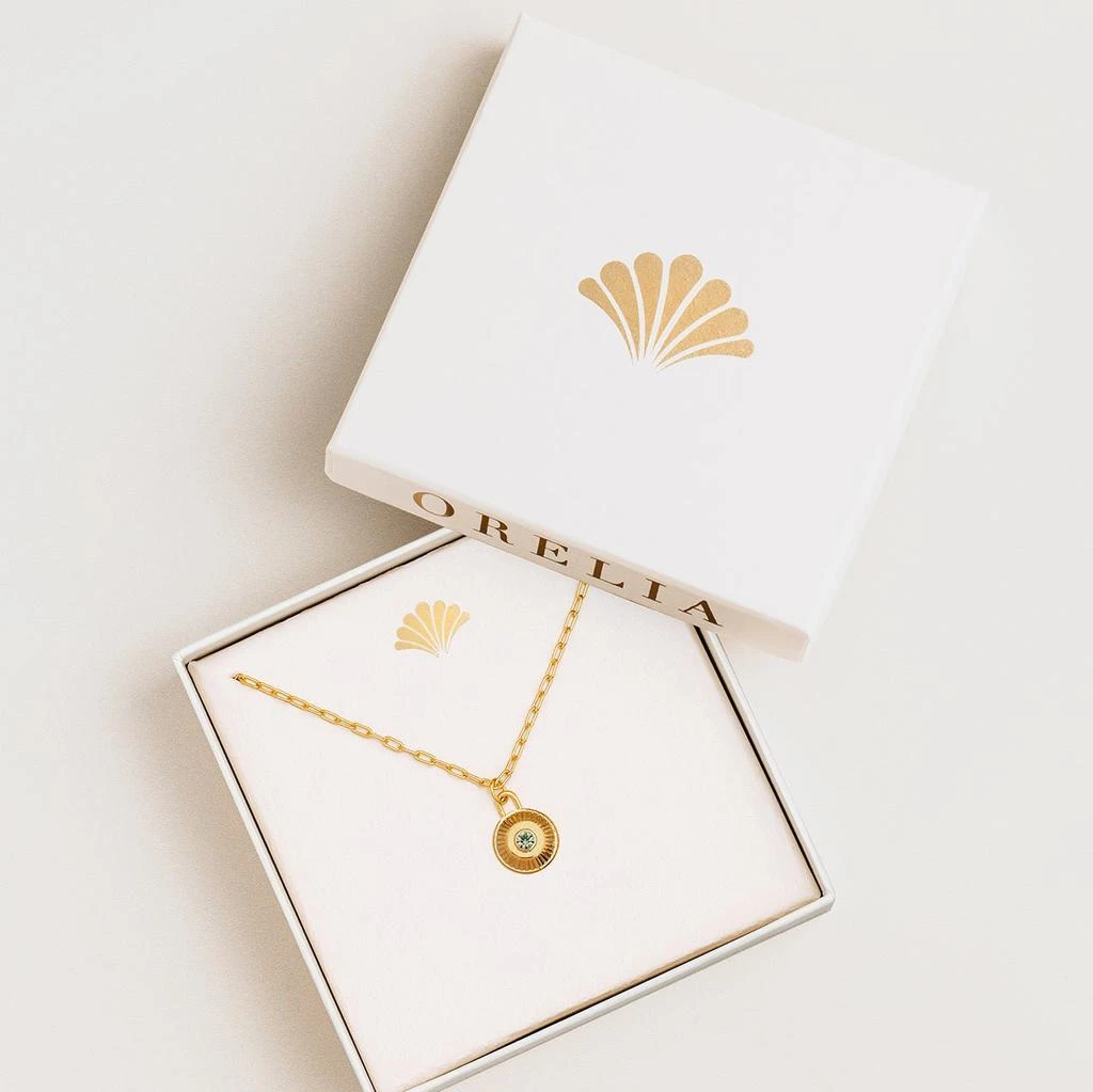 Orelia London August Birthstone Necklace Made With Swarovski Crystals 2