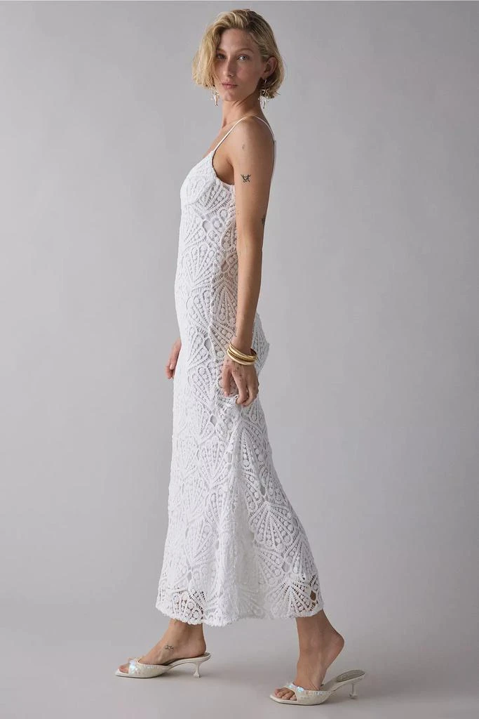 Bardot Bardot Andoni White Seashell Crochet Midi Dress - Dresses & Skirts -  Free Shipping - BeyondStyle