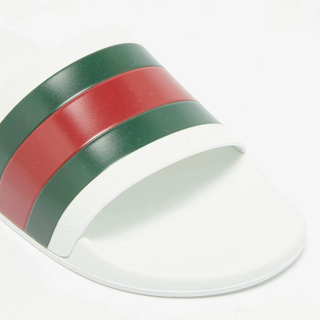 Gucci Gucci White Rubber Pursuit 72 Pool Slides Size 44 7