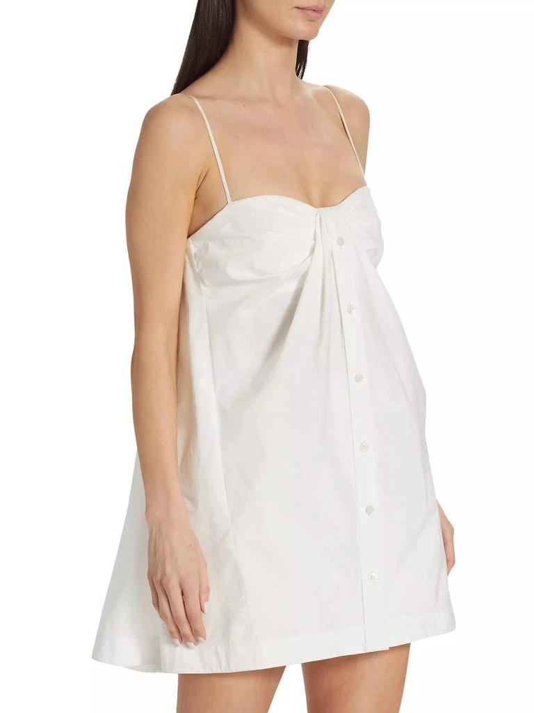 Jonathan Simkhai Kendall Pleated Mini Shirtdress 4