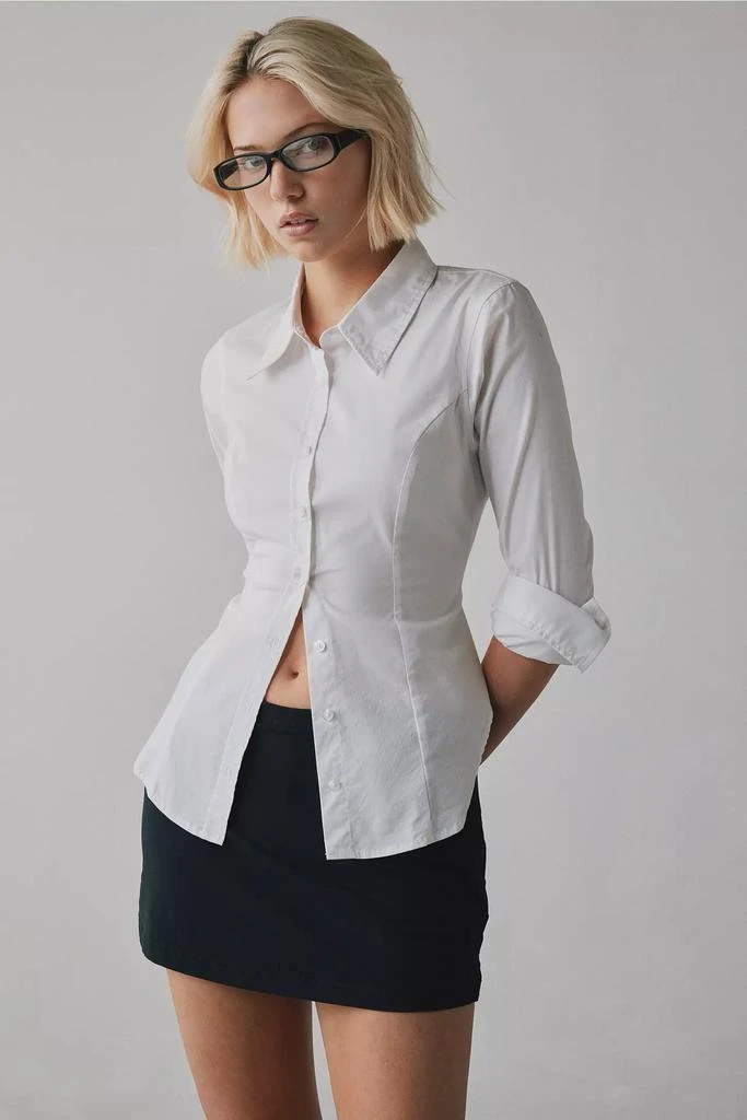 Urban Outfitters UO Leilani Slim Button Up Shirt 4