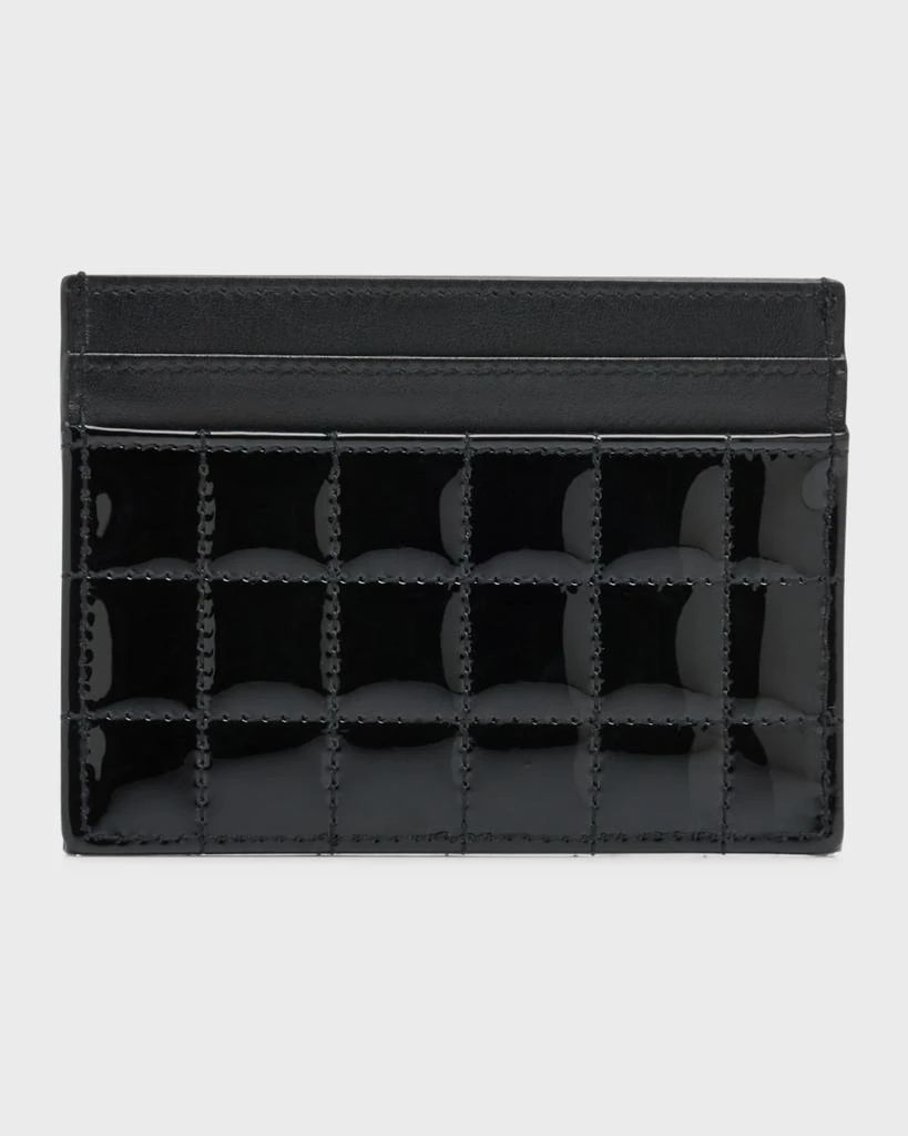 Yves Saint Laurent Cassandre YSL Card Case in Quilted Patent Leather 5