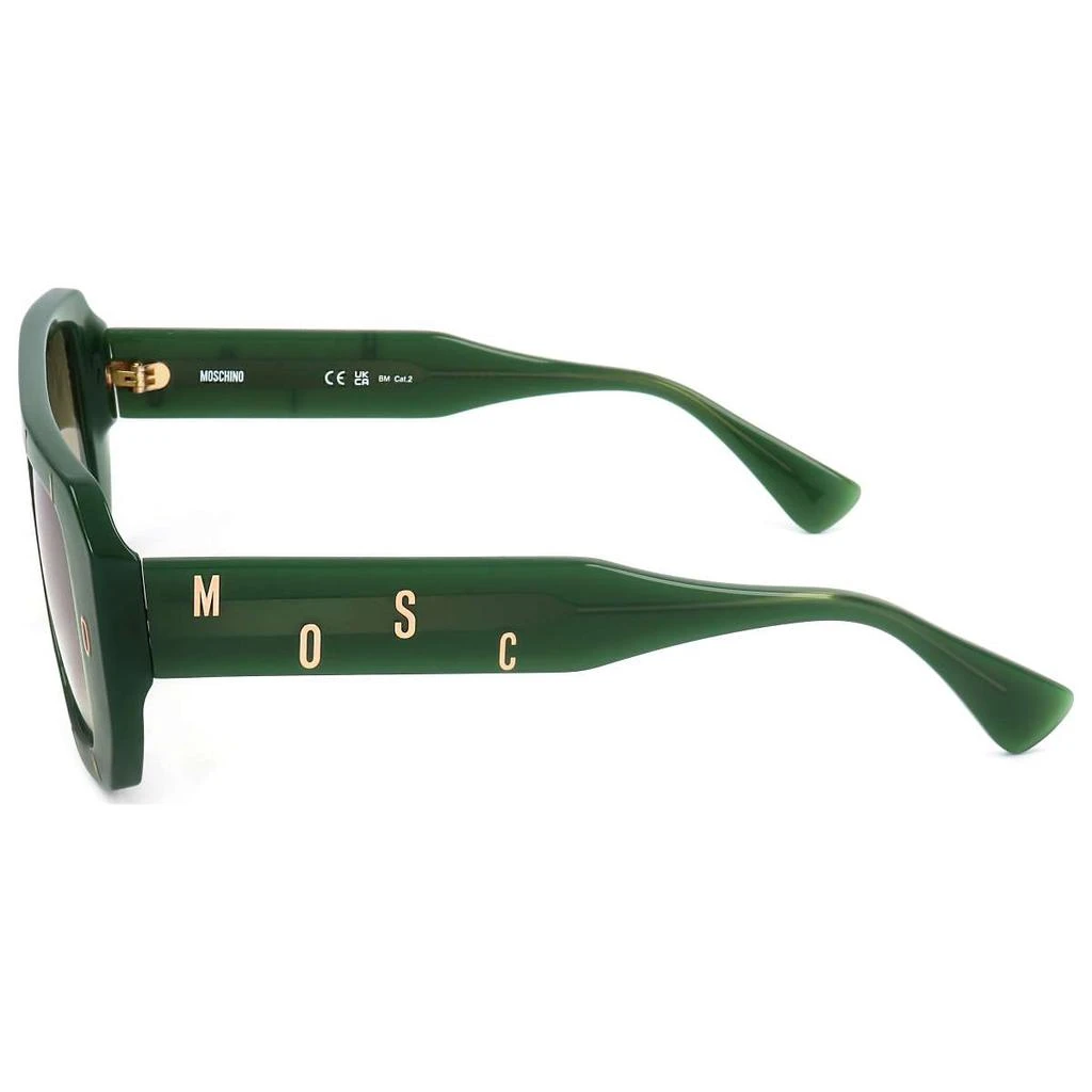 Moschino Moschino Women's Green Rectangular Sunglasses 3
