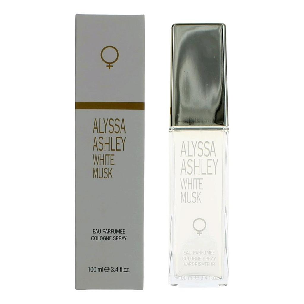 ALYSSA ASHLEY awalyawmep34s 3.4 oz White Musk Eau Parfumee Cologne Spray for Women