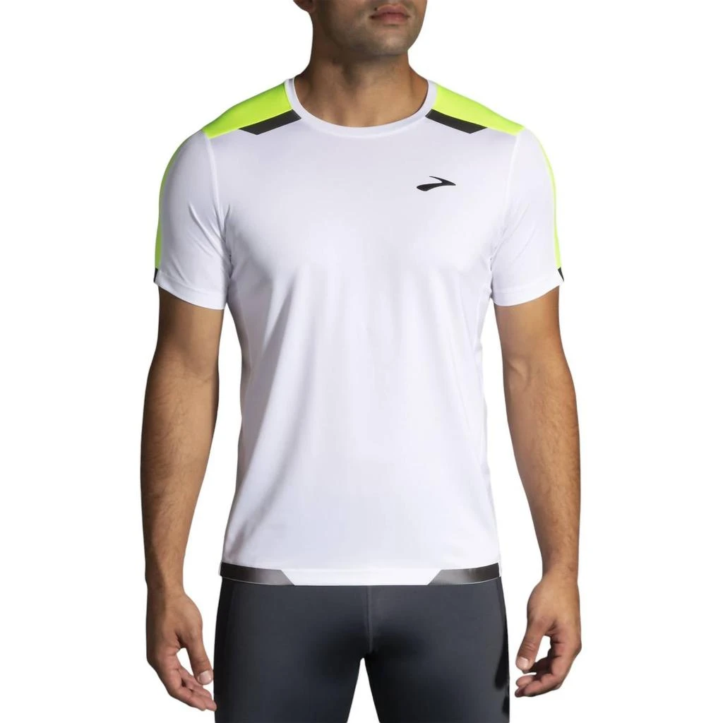 Brooks MEN'S RUN VISIBLE SHORT SLEEVE SHIRT 1