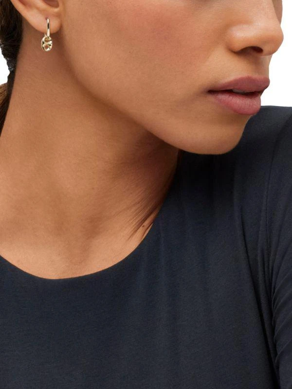 Saks Fifth Avenue 14K Yellow Gold Drop Earrings 3