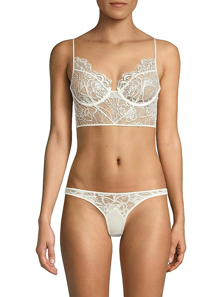 Kiki De Montparnasse Coquette Lace Longline Bra 3