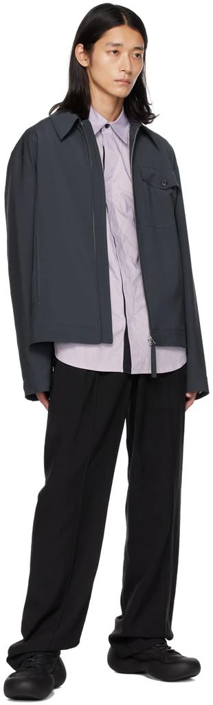 Helmut Lang Purple Classic Shirt 4