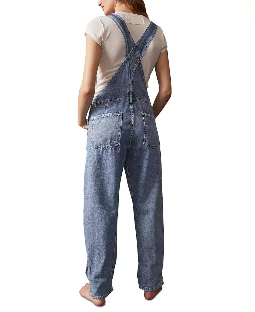 Free People Ziggy Cotton Denim Overalls