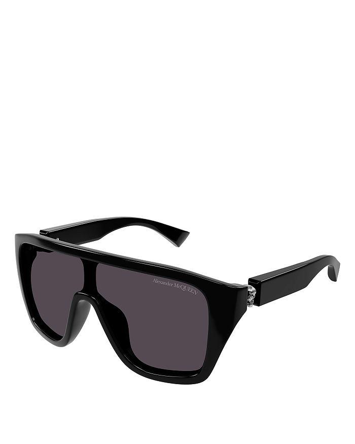 alexander mcqueen サングラス ACETATE SUNGLASSES Men's McQueen Logo Rectangular Sunglasses in Blue
